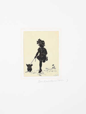 Бём Елизавета Меркурьевна. Девочка с собакой 